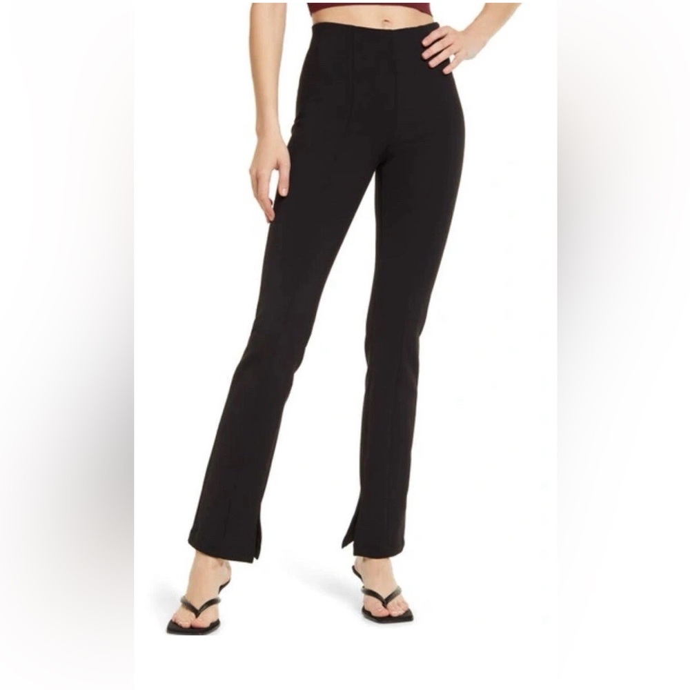 L.A. atelier & Other Stories-Side Slit Jersey Pants-Women’s Size: 4-Black-NEW!!